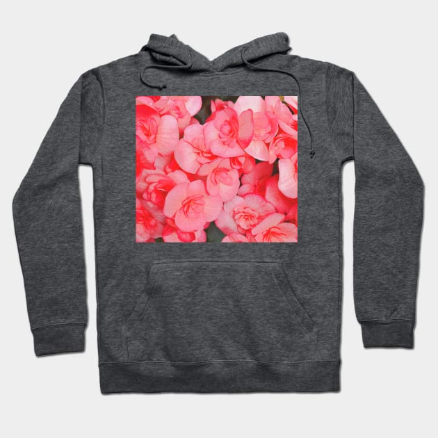 Pink Flowers Hoodie by Rosemogo